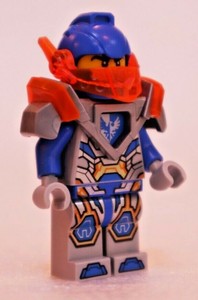 Nexo Knights Clay LEGO 70353 Orange Visor Minifig // Mini Figure