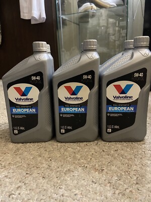 Valvoline European Vehicle Full Synthetic SAE 5W-40 Motor Oil 1 QT 1 Pcs