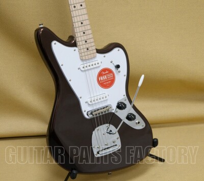 037-8402-594 Squier Affinity Series Jaguar Electric Guitar Mystic Metallic Brown
