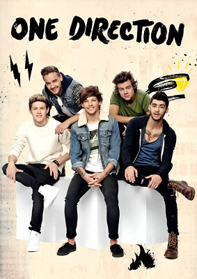 Großes A3 One Direction Poster (nagelneu)