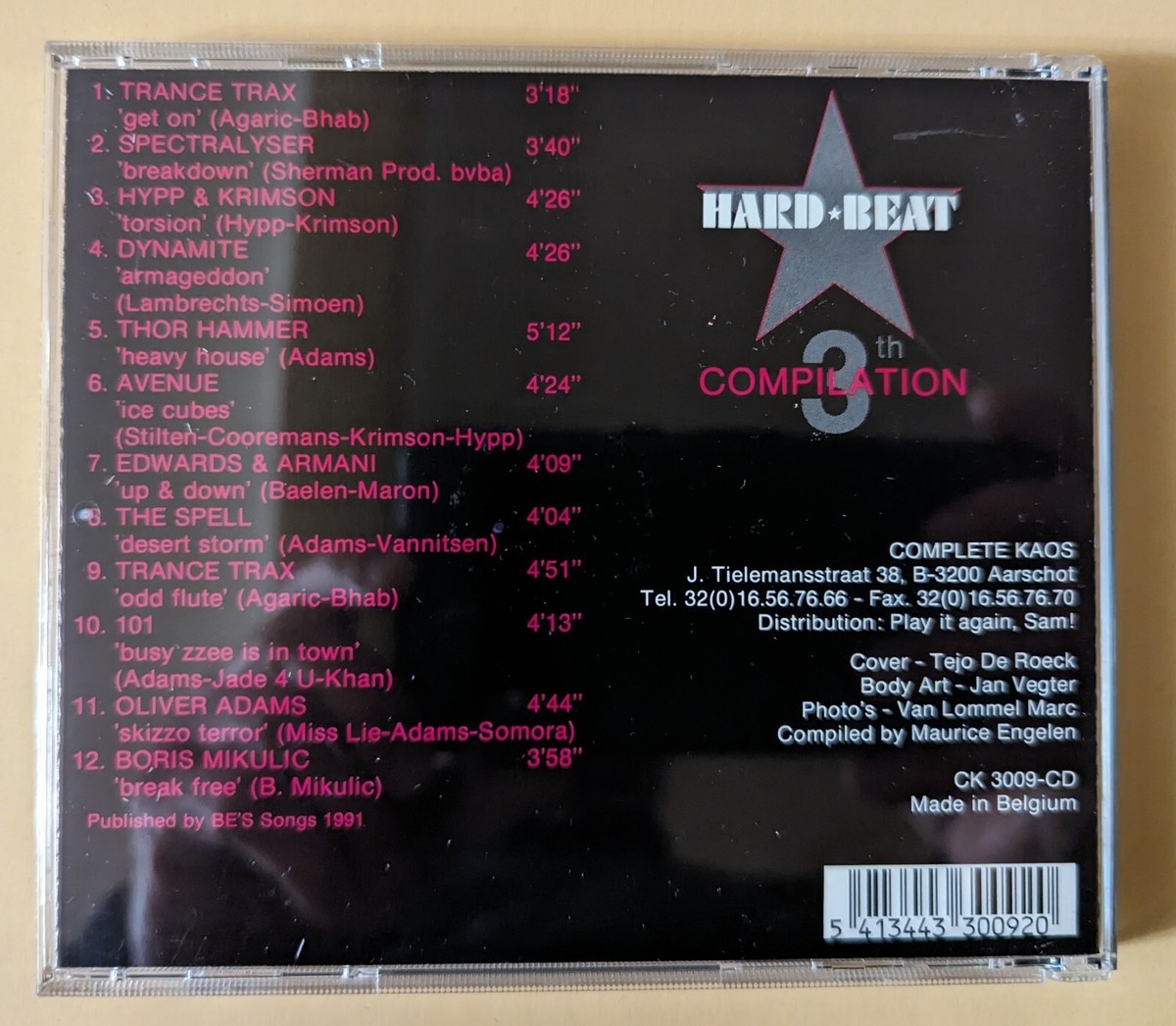 Hard Beat 3th Compilation- Various Artists CD- YES!! CLASSIC
