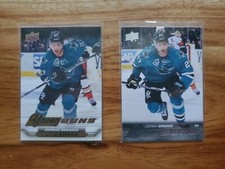 2015 16 Upper Deck Joonas Donskoi Young Guns Lot! Base And Canvas #230 & C94