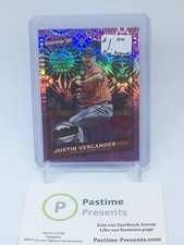 2020 Donruss #H-1 Justin Verlander Highlights Pink Fireworks Houston Astros