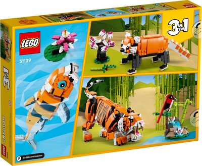 LEGO Creator - Majestic Tiger (Red Panda, Koi Fish) 3-in-1 #31129