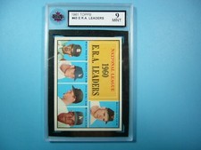 1961 TOPPS BASEBALL CARD #45 MCCORMICK BROGLIO DRYSDALE FRIEND WILLIAMS KSA 9 GL