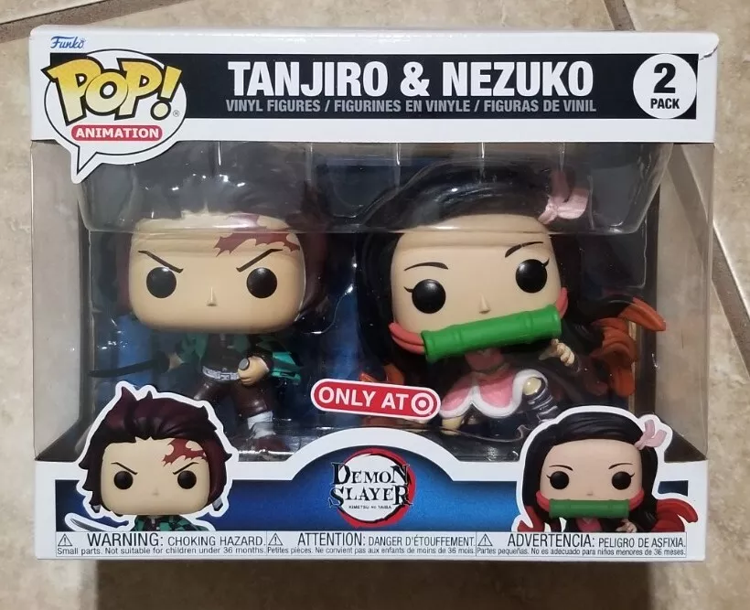 Funko Pop (EXCLUSIVO) Demon Slayer - Tanjiro & Nezuko