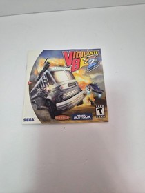 Vigilante 8 2nd Offense Sega Dreamcast Tested Working Case Art Damaged Holder