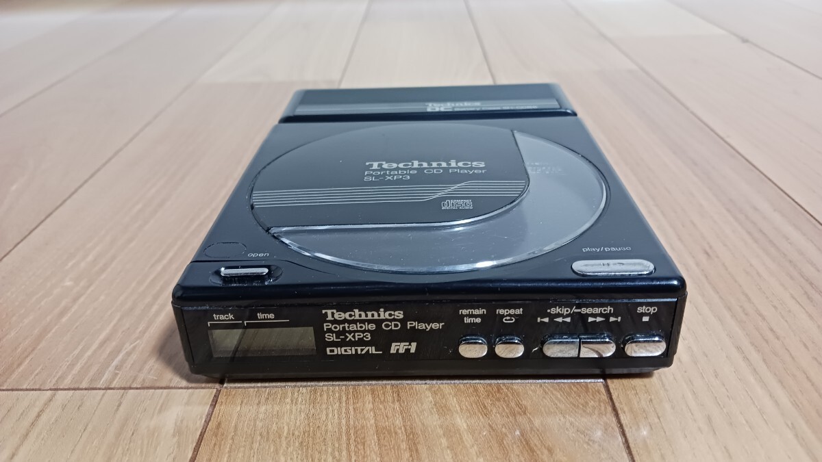 Technics SL-XP3 Portable CD Player Compact Vintage Audio Black