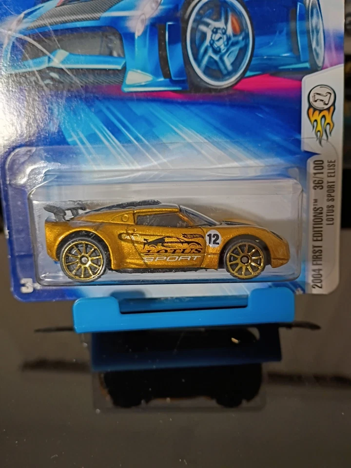2004 Hot Wheels #036 Lotus Sport Elise Gold 2004 First Editions #36/100  - Image 2 of 4