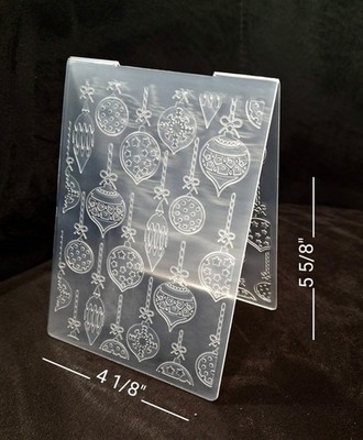 Christmas Ornaments Embossy Folder Scrapbooking Card Making Craft Supplies
