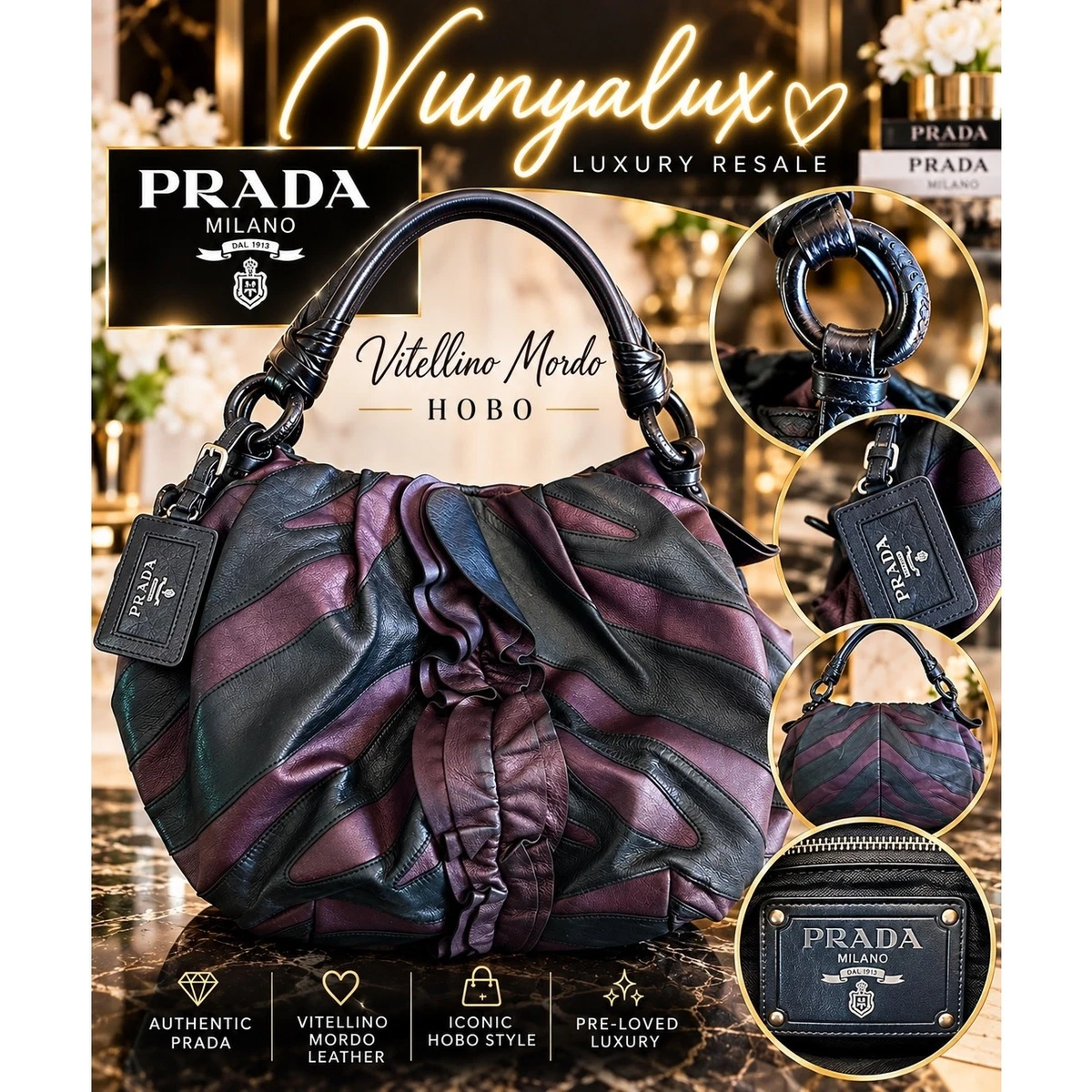 25+ PRADA Purple Bags & Handbags for Women for sale | Updated Oct 2026