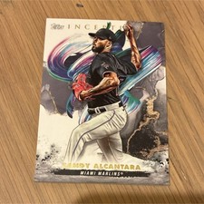 2023 Topps Inception Base #77 Sandy Alcantara Miami Marlins Baseball
