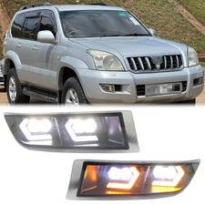 Led Drl For Toyota Land Cruiser Prado 03-09 Daytime Running Light Fog Lamp Turn