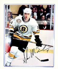 Shawn McEachern Boston Bruins NHL Autographed Signed 8 x 10 Photo COA