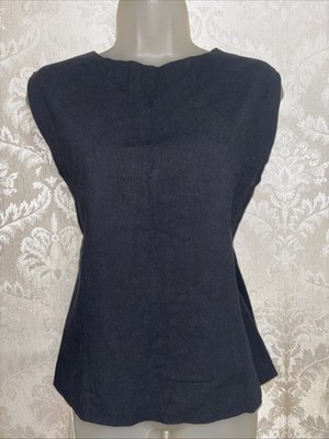 NWT Commense 100% Cotton Sleeveless Tie Back Top Size L