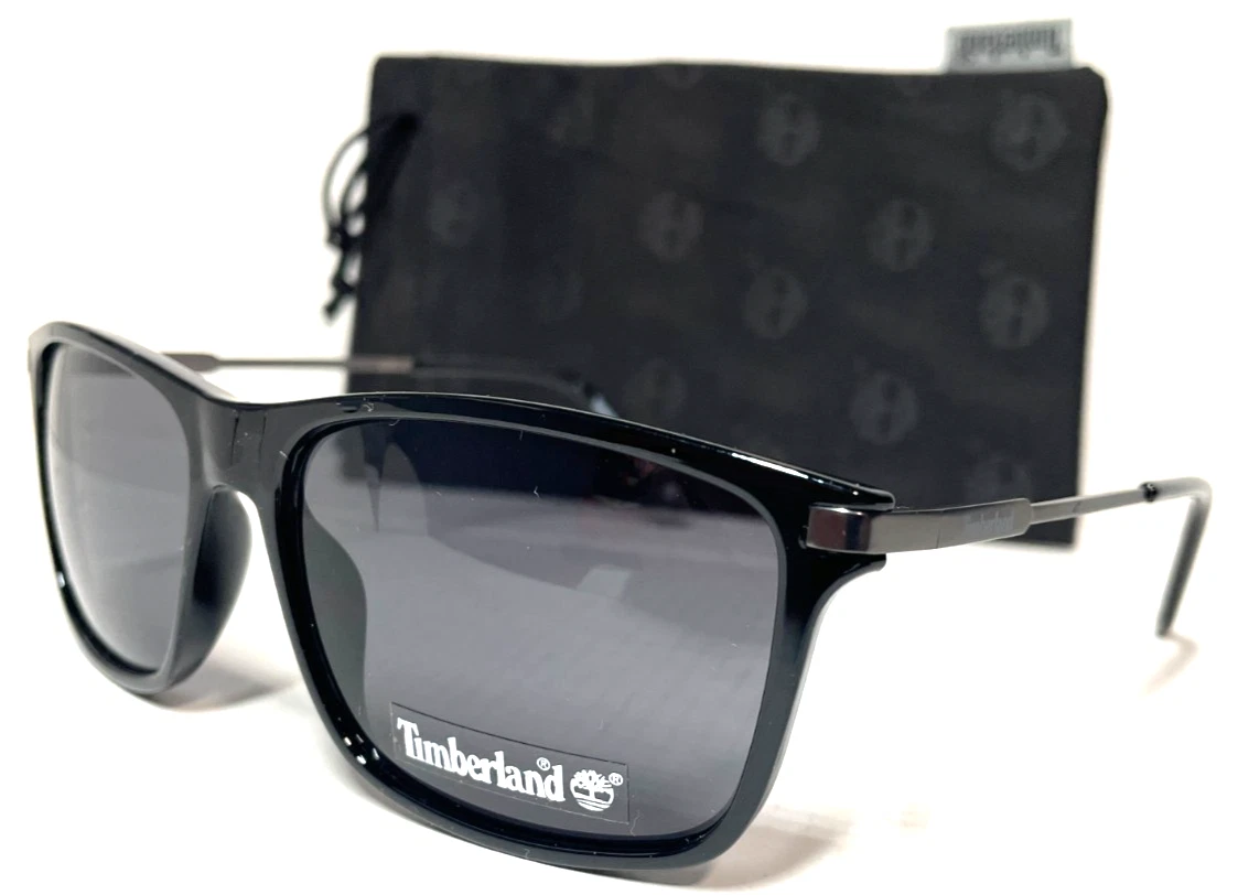 NEW TIMBERLAND TB7177 01A BLACK GUNMETAL W/GREY LENS AUTHENTIC SUNGLASSES 58-16