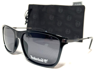 NEW TIMBERLAND TB7177 01A BLACK GUNMETAL W/GREY  LENS AUTHENTIC SUNGLASSES 58-16