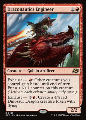 x1 Draconautics Engineer R MTG Aetherdrift M/NM, English