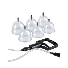 Busenpumpe Schröpfen Set für Anfänger Vakuum Saugschalen 6er Cupping Set