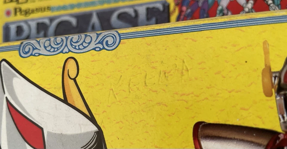 Vintage Chevaliers Du Zodiaque Bandai Seiya Pégase V1 Occasion Boîte FR HK - Photo 2/4