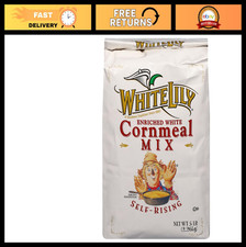 Self-Rising Cornmeal Mix, 80 oz - White Lily Style, Perfect for Baking Cooking