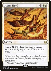 Storm Herd #75 Commander 2019 MTG Rare