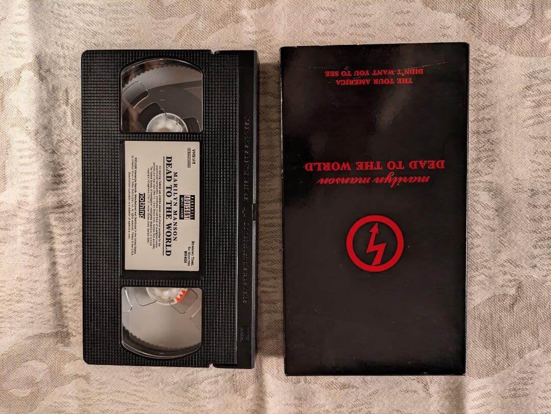 希少VHS】MARILYN MANSON EURO TV SPECIAL 【公式通販】