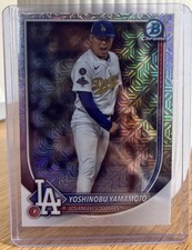 2025 Bowman Chrome #76 Yoshinobu Yamamoto Mojo Refractors