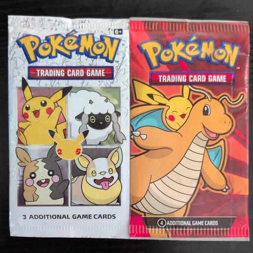 Pokemon TCG General Mills 25th Anniversary Sealed 3 Card Pack MPG120 / McD 2024