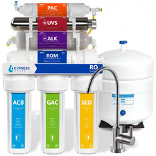 Sistema de filtración de agua de ósmosis inversa UV - Filtro de agua UV de 11 etapas con fauce