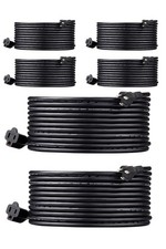 (6) Black 25 FT Indoor / Outdoor  16/3 Extens...