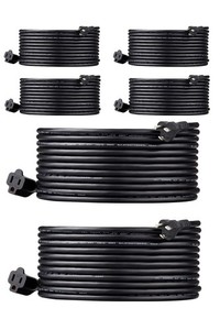 6 Turbo-Series Black 25 FT Indoor / Outdoor  16/3 Extension Cord  Weatherproof