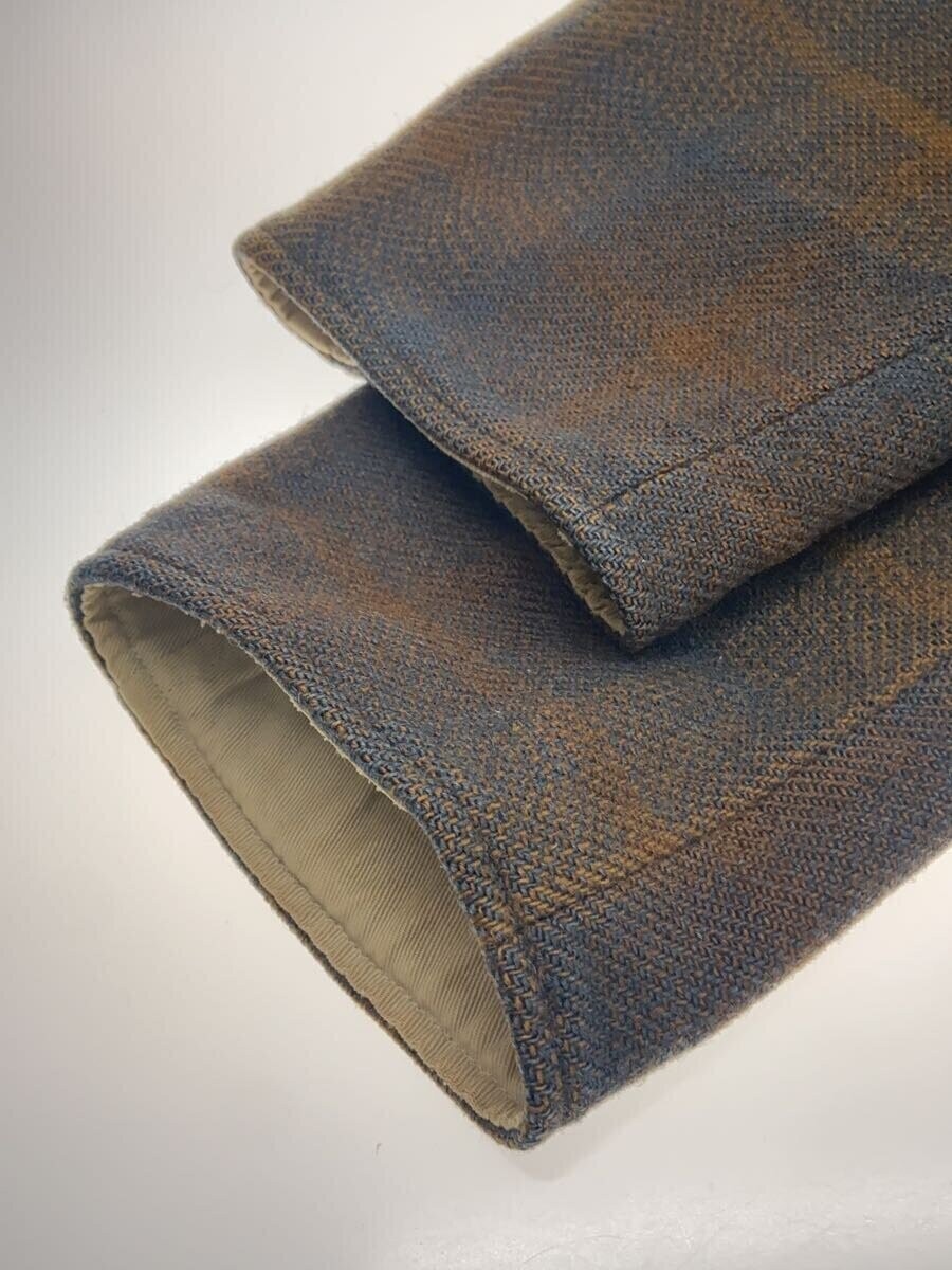 PENDLETON Wool Check Ombre Brown Jacket Used - image 4