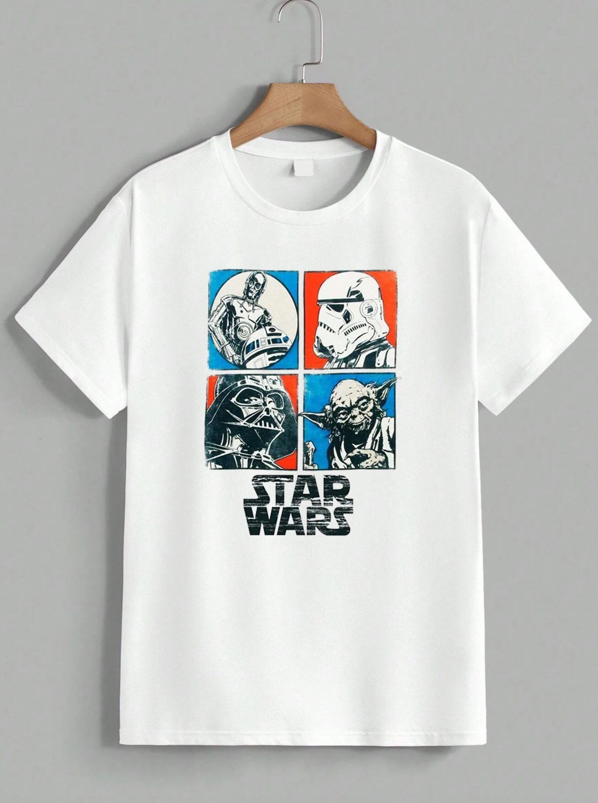 Star Wars Graphic Tee Darth Vader Yoda Stormtrooper C-3PO T-Shirt Unisex