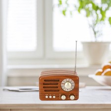 .  Retro Speaker AM FM Radio Great Sound Quality Portable Create Cozy