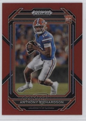 2023 Panini Prizm Draft Picks Red /299 Anthony Richardson #104 Rookie RC 18t1