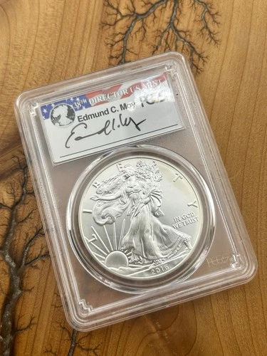 2016-W $1 Silver Eagle PCGS SP-70 Signed MOY Lettered Edge First Strike 1/1144