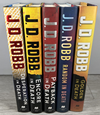 J.D. Robb (Nora Robert s) Hardcover Books In Death Series - Lot of 5 e