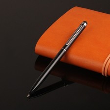 Durable Metal Ballpoint Pens Black Ink Gel Pen Office Student Writing Gift