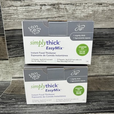 SimplyThick EasyMix | 30 Count of 4g Individual Packets | Slightly Thick