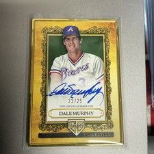 2025 Topps Gilded Collection Dale Murphy /25 autograph #GOG-DM /25 