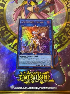 Yu-Gi-Oh ACCESSCODE TALKER CH02-EN050 1ST EDITION ULTRA RARE NEAR MINT