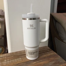The Flow State Quencher H2.0 Tumbler 30oz white stainless steel Stanley cup New