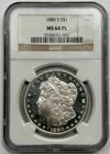 1880-S $1 MS64 PL - Morgan Silver Dollar - NGC - Nice Deep Mirrors for a PL
