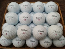 40 Titleist Pro V1X Mint & Near Mint Used Golf Balls 5A / 4A
