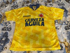 ⚽(RARE) Original Vintage COLOMBIA 🇨🇴 1994 Home Soccer Jersey ⚽VALDERRAMA?
