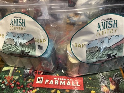 Amish Country Soap Mixed Colors 2 Bags 10 Bars Scented Amazing Soap