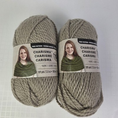 Loops&Threads Charisma bulky yarn, COLOR # J06, lot of 2 (109 yds each)