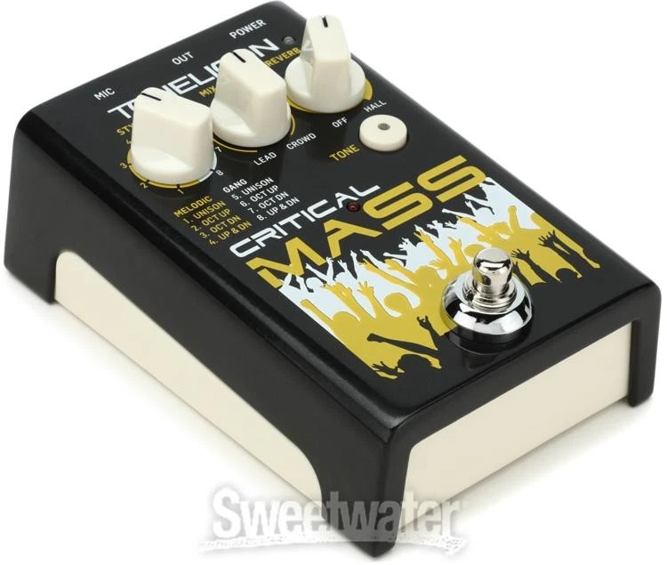 TC-Helicon Critical Mass Vocal Harmony Effects Pedal - Image 4 of 4