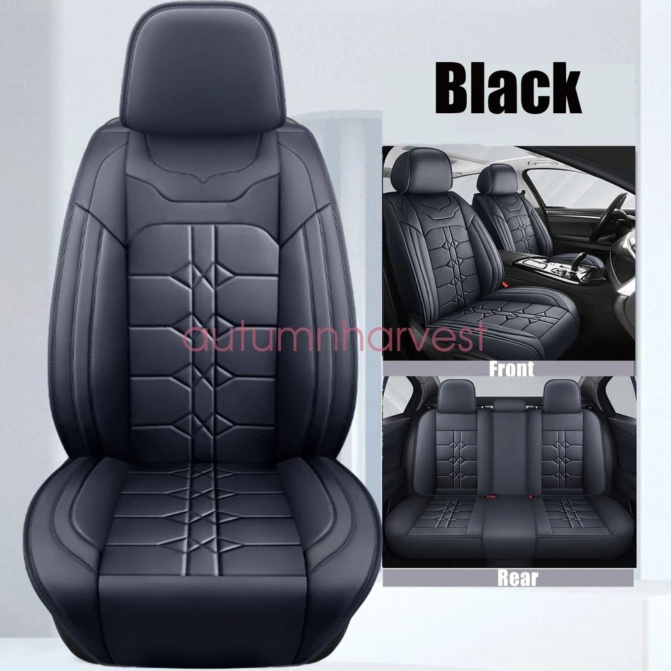 Almohadilla de cojín de 5 asientos de cuero sintético para coche Toyota Prius 2006-2015 Foto 4 de 4